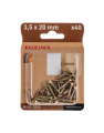 WKRĘTY DO DREWNA UTWARDZANE 3,5x20MM 40SZT KOELNER