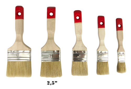 PĘDZEL PŁASKI 2,5 COLOR EXPERT