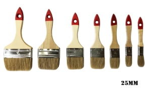 PĘDZEL PŁASKI 1"/ 25MM JASNA SZCZECINA COLOR EXPERT 