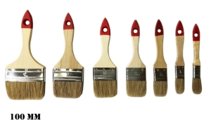 PĘDZEL PŁASKI 4" 100MM JASNA SZCZECINA COLOR EXPERT 