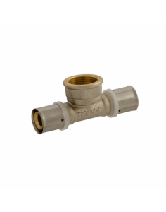 TRÓJNIK PEX 16X1/2"X16MM GWINT WEWNĘTRZNY SYSTEM ZAPRASOWANY IDMAR