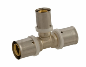 TRÓJNIK REDUKCYJNY PEX 20X16X20MM SYSTEM ZAPRASOWYWANY IDMAR