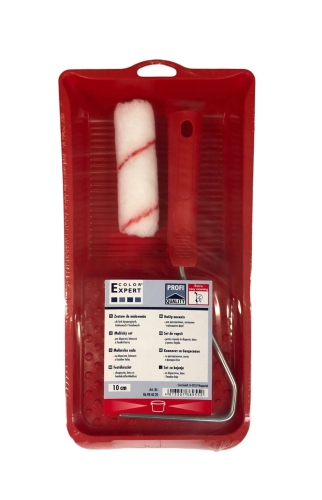 WAŁEK 10CM CZERWONY PASEK + KUWETA COLOR EXPERT