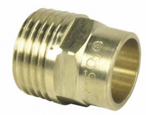 NYPEL MIEDZIANY GWINTOWANY 22X1/2 DO LUTU 4243G GZ VIEGA