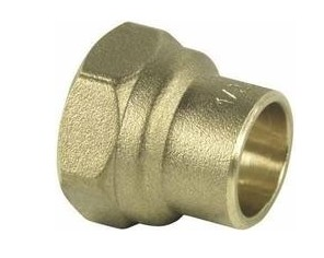 MUFA MIEDZIANA GWINTOWANA 22X3/4 DO LUTU GW 4270G VIEGA