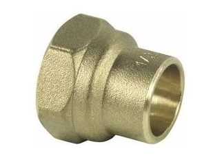 MUFA MIEDZIANA GWINTOWANA 22X3/4 DO LUTU GW 4270G VIEGA