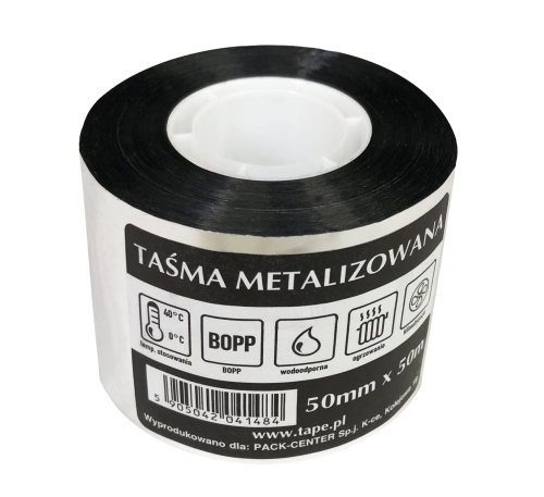 TAŚMA ALUMINIOWA SREBRNA 50X50MM PRAXA PACK-CENTER