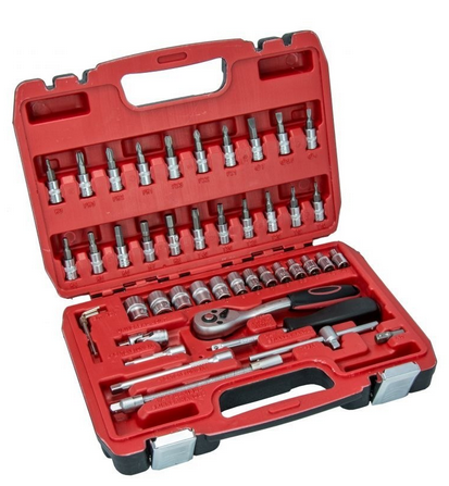 ZESTAW KLUCZY CRV 13X1/4" 46 SZT. 17K046 DEDRA