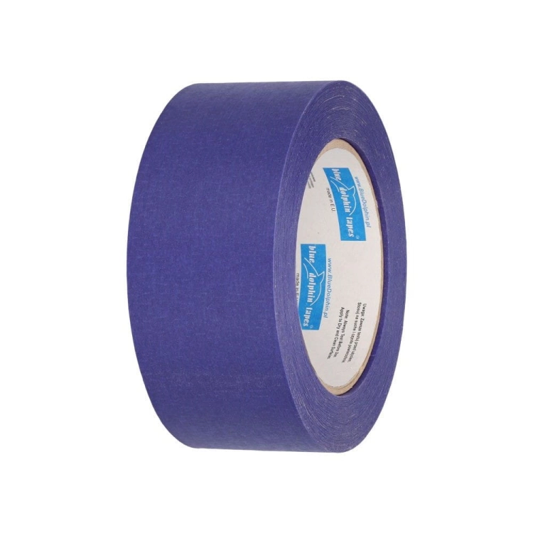 TAŚMA MALARSKA 25MM X 50MB NIEBIESKA PAPIEROWA BLUE DOLPHIN