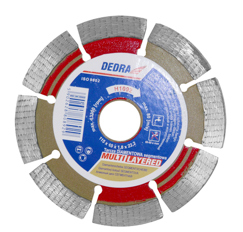 TARCZA SEGMENTOWA MULTI-LAYERED 125MM H1093 DEDRA