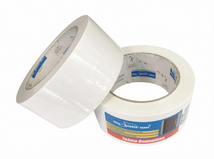 TAŚMA MALARSKA 50MM X 33MB PCV BIAŁA BLUE DOLPHIN