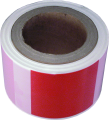 TAŚMA OSTRZEGAWCZA 100MB/80MM BIAŁO-CZERWONA MN-05-605 MODECO