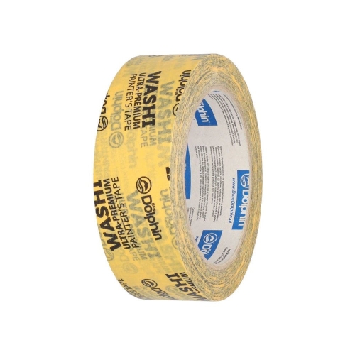 TAŚMA MALARSKA 35MM X 25M WASHI TAPE ULTRA PREMIUM 60-DNI BLUE DOLPHIN