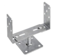 PODSTAWA SŁUPA REGULOWANA PSR60 200X136X4,0 MM DOMA