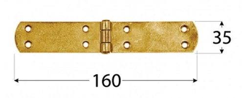 ZAWIAS FRANCUSKI ZF160 160X35X2,5MM DOMAX