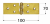 ZAWIAS BUDOWLANY Z100D 100X45X1,5MM DOMAX