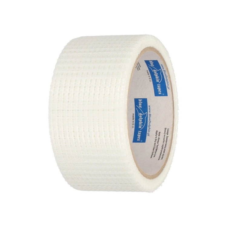 TAŚMA SAMOPRZYLEPNA Z WŁÓKNA SZKLAENGO 45 MB/50MM DO PŁYT G-K BLUE DOLPHIN