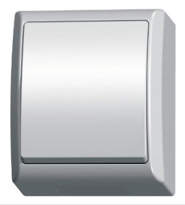 ŁĄCZNIK JEDNOBIEGUNOWY NATYNKOWY IP44 FALA ŁNH-1H/00 OSPEL