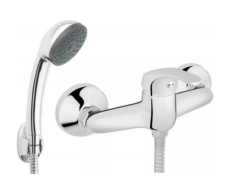 BATERIA NATRYSKOWA ŚCIENNA BASIC BC77 FERRO
