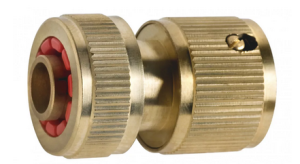 SZYBKOZŁĄCZE 1/2" MOSIĘŻNE Z ZAWOREM STOPOWYM DY8011C FERRO