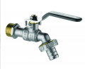 ZAWÓR KULOWY OGRODOWY 3/4" Z ADAPTERAMI CHROM VFA252L DEANTE