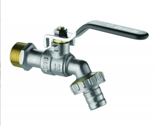 ZAWÓR KULOWY OGRODOWY 3/4" Z ADAPTERAMI CHROM DEANTE