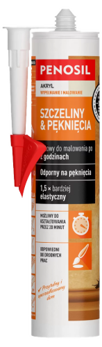 AKRYL SZCZELINY & PĘKNIĘCIA BIAŁY 310ML PENOSIL