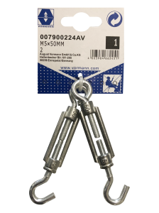 ŚRUBA RZYMSKA HAK OCYNKOWANY M5X50MM ASPEO 