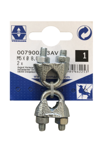 ZACISK KABŁĄKOWY OCYNK 3/16 DO 8MM ASPEO