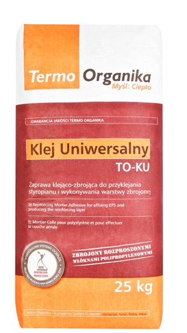 KLEJ UNIWERSALNY DO SIATKI I STYROPIANU TO-KU 25KG TERMO ORGANIKA