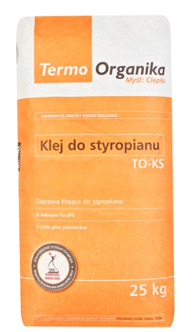 KLEJ DO PRZYKLEJANIA STYROPIANU TO-KS 25KG TERMO ORGANIKA