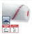 WAŁEK POLIESTER PASEK CZERWONY 2SZT 6CM COLOR EXPERT