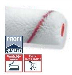 WAŁEK POLIESTER PASEK CZERWONY 2SZT 6CM COLOR EXPERT