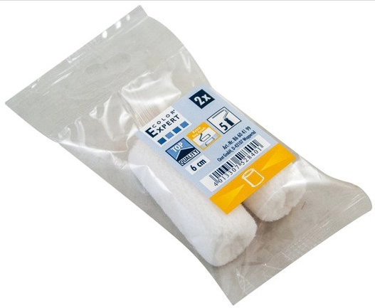 WAŁEK FLIT BIAŁY 2SZT 6CM COLOR EXPERT