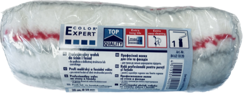 WAŁEK POLIAMID PASEK CZERWONO-SZARY 20CM COLOR EXPERT