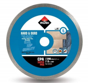 TARCZA DIAMENTOWA CPA 200x25,4x1,7MM RUBI