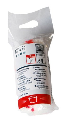 WAŁEK POLIESTER PASEK CZERWONY 10CM COLOR EXPERT