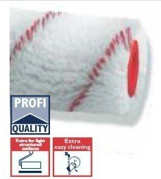 WAŁEK POLIESTER PASEK CZERWONY 10CM COLOR EXPERT