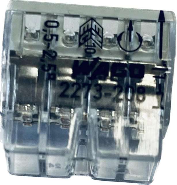 WAGO ZŁĄCZKA INSTALACYJNA 8X2,5MM2 PC-258-CL E.4184 148974 MORS