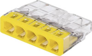 ZŁĄCZKA INSTALACYJNA 5x(0,5-2,5)MM PRZEZR. 2273-205 148973 WAGO
