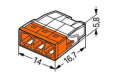 ZŁĄCZKA INSTALACYJNA 3(0,5-2,5)MM PRZEZR. 2273-203 148971 WAGO
