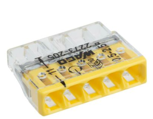 ZŁĄCZKA INST.UNIWERS. 5X (0,14-4) MM MIKRO 148319 WAGO 