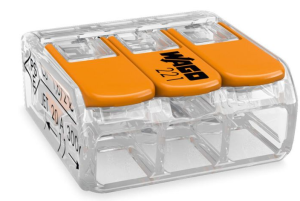 ZŁĄCZKA INST.UNIWERS. 3X 0,14-4 MM MIKRO 148318 WAGO 