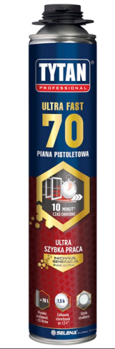 PIANKA MONTAŻOWA PISTOLETOWA ULTRA FAST 70 870ML TYTAN