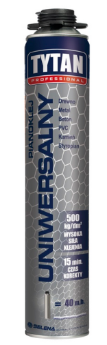 PIANOKLEJ UNIWERSALNY PISTOLETOWY 750ML TYTAN