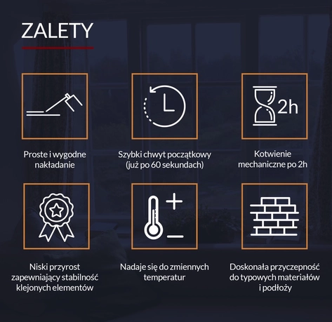 SZYBKI PIANOKLEJ UNIWERSALNY 60 SEKUND WĘŻYK 750ML TYTAN
