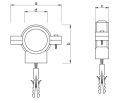 UCHWYT PCV DO RUR 160MM HYDROLAND