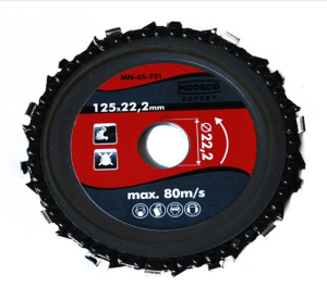 TARCZA ŁAŃCUCHOWA DO SZLIFIEREK KĄTOWYCH FI125 MN-65-751 MODECO