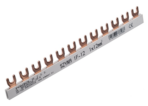 SZYNA PRĄDOWA JEDNOTOROWA 1F-12 1X12MM E.4126A PAWBOL