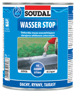 POWŁOKA DO IMPREGNACJI DACHÓW WASSER STOP SZARY 750G SOUDAL